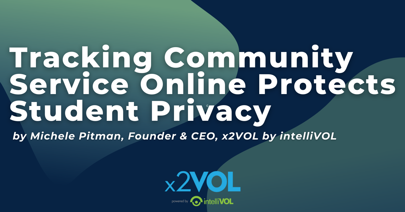 Why Tracking Community Service Online Protects Student Privacy