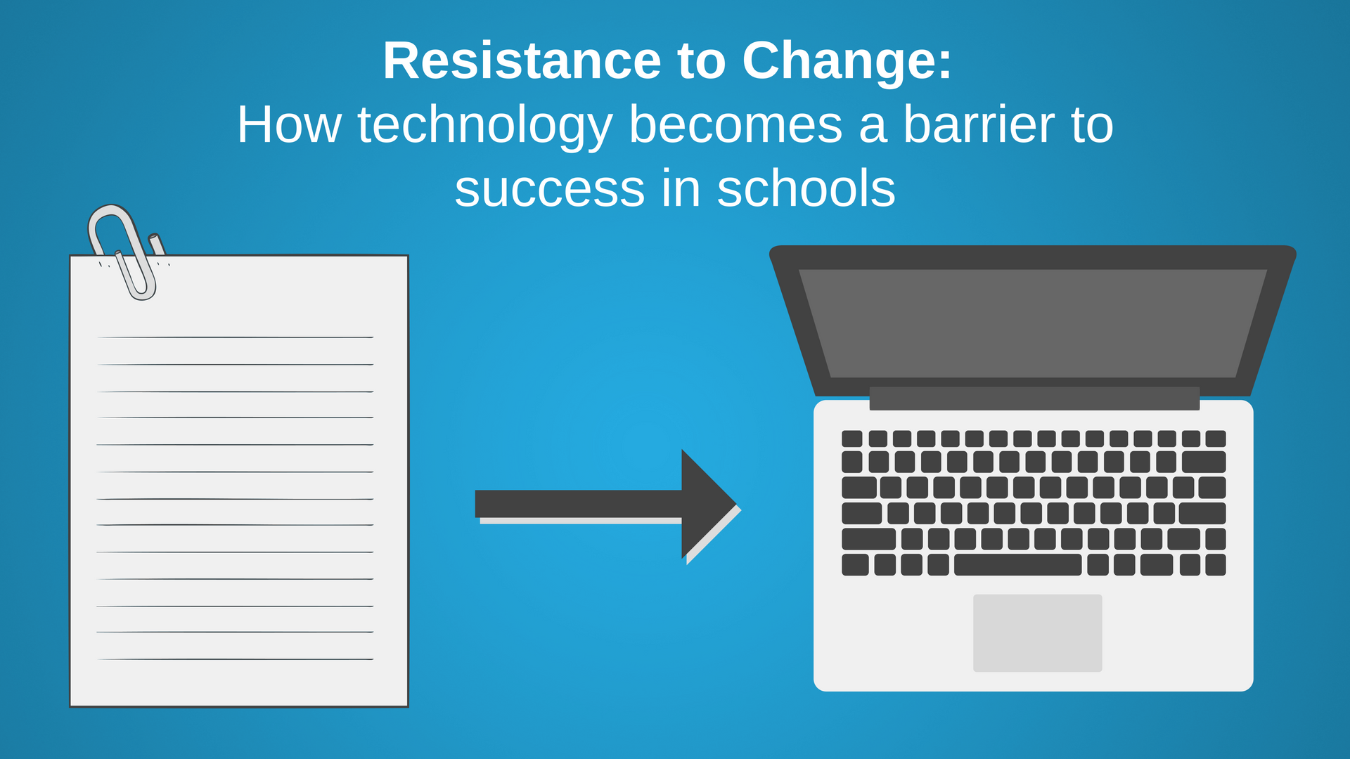 Resistance to Change: How technology becomes a barrier to success in schools